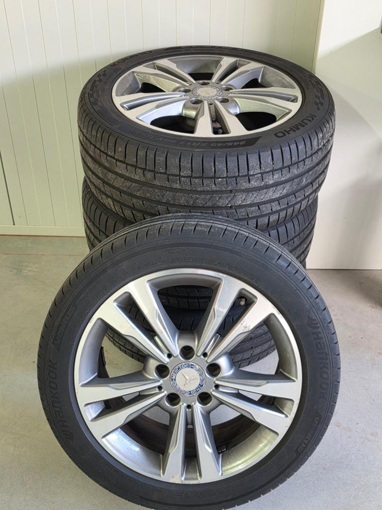 Mercedes-Benz E-Klasse W212 velgen - 245/45/17 Inch, Auto-onderdelen, Banden en Velgen, Ophalen, Velg(en), 17 inch, Personenwagen