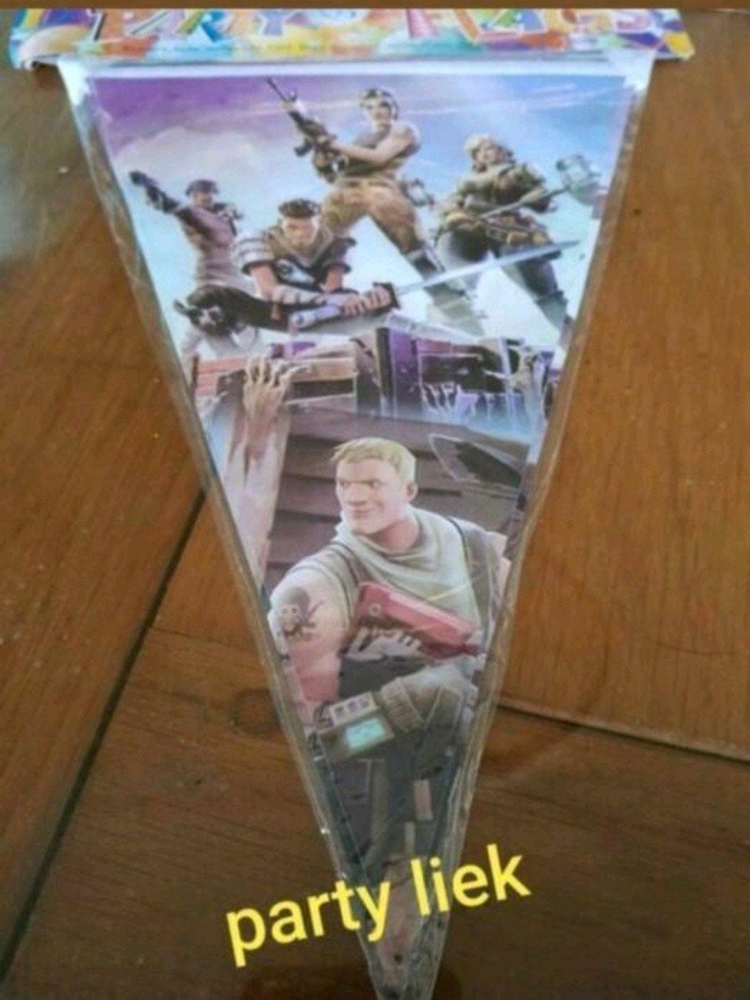 fortnite vlaggenlijn nr S693, Ophalen of Verzenden, Nieuw, Versiering, Verjaardag