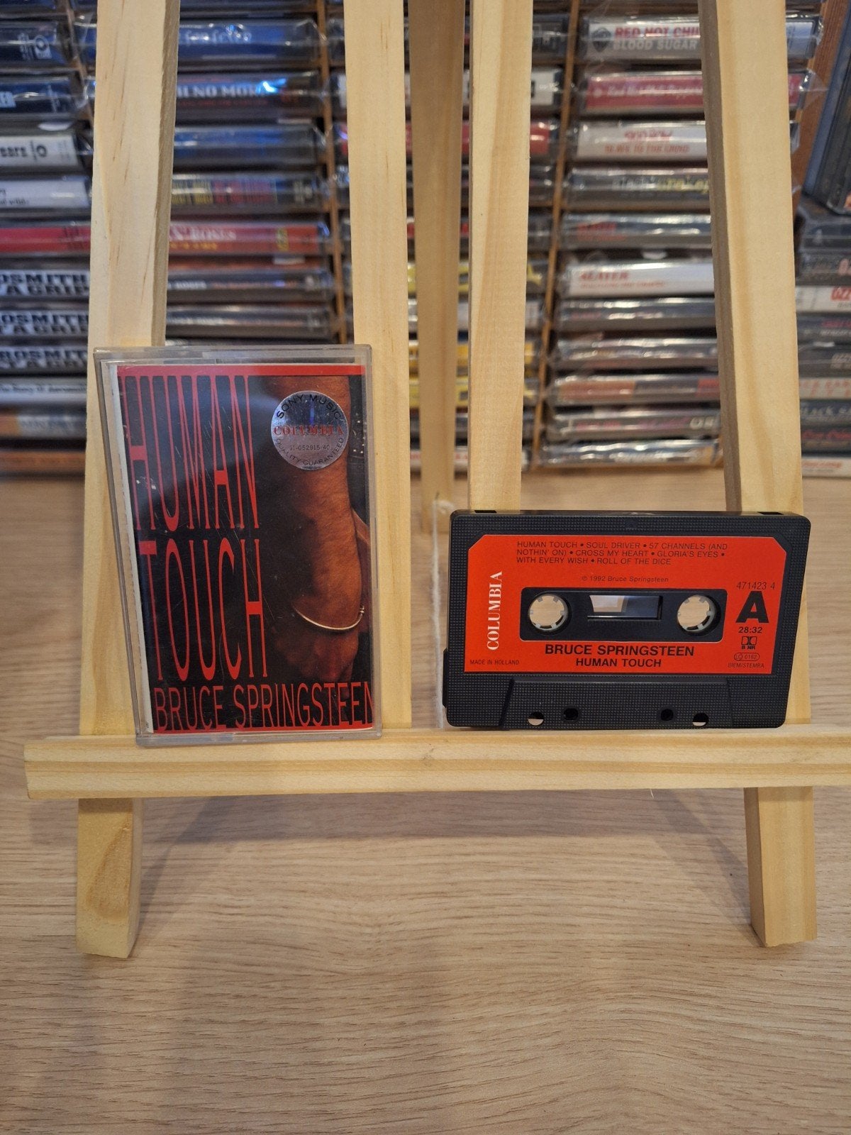 Bruce Springsteen - Human Touch (Cassette), 1 bandje, Ophalen of Verzenden, Zo goed als nieuw, Origineel