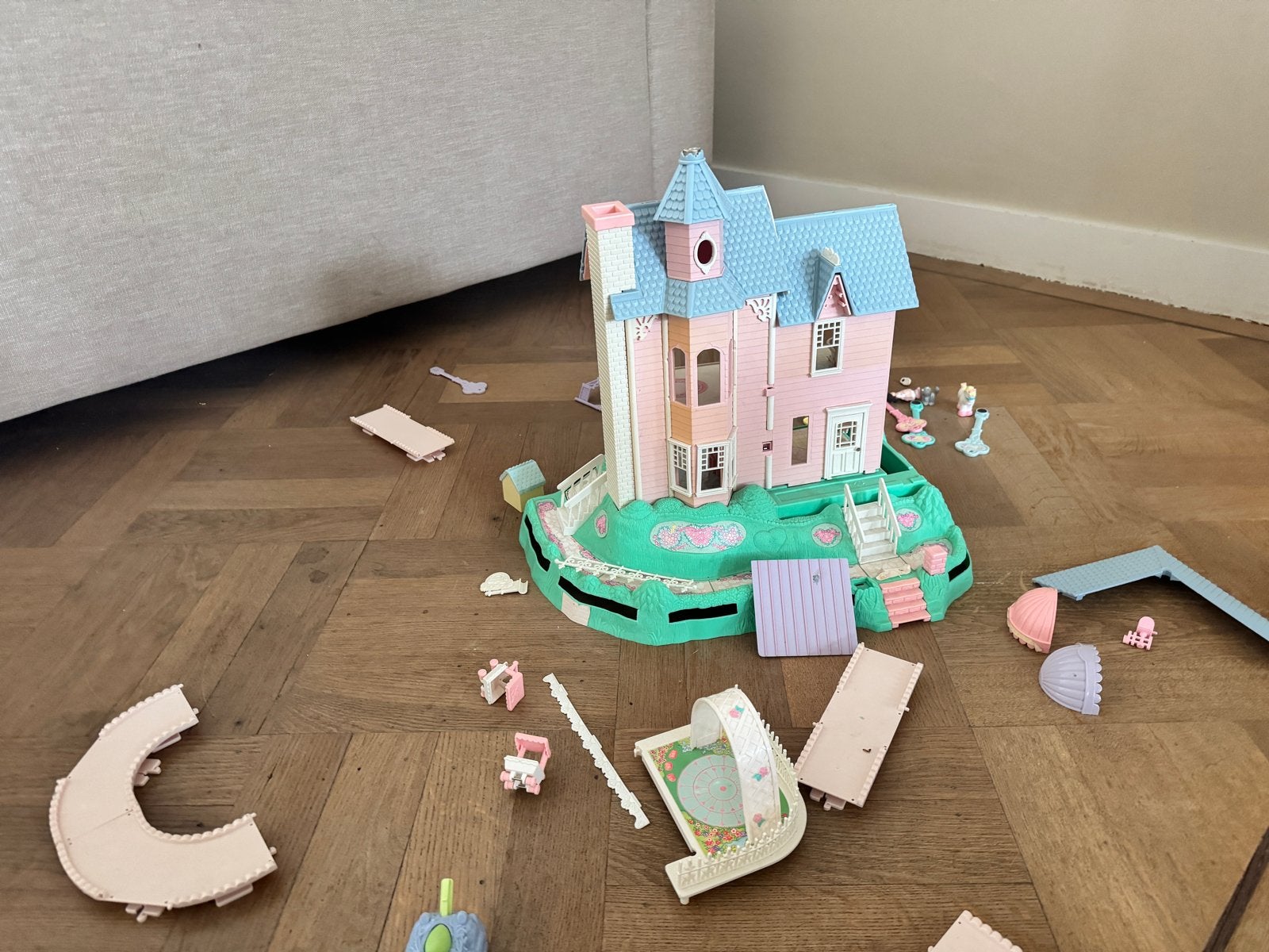 Fisher-Price Precious Places "Magic Key Mansion" (5166) 1988, Ophalen of Verzenden, Gebruikt, Overige typen