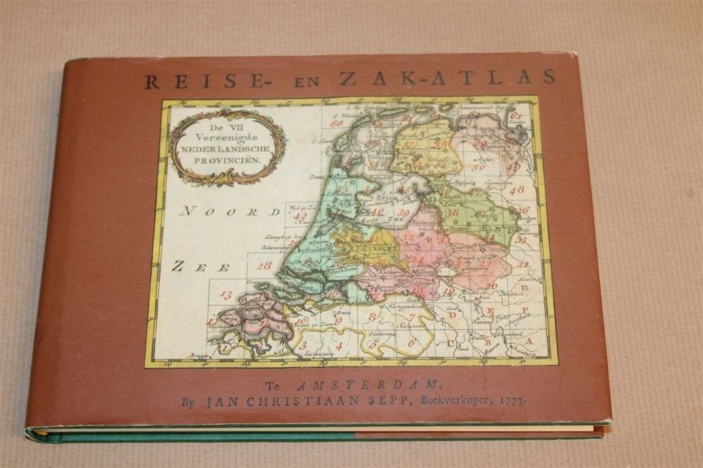 Reise- en Zak-Atlas 1773 — Facsimile 74 Kaarten Nederland, Gelezen, Ophalen of Verzenden, Landkaart, 1800 tot 2000