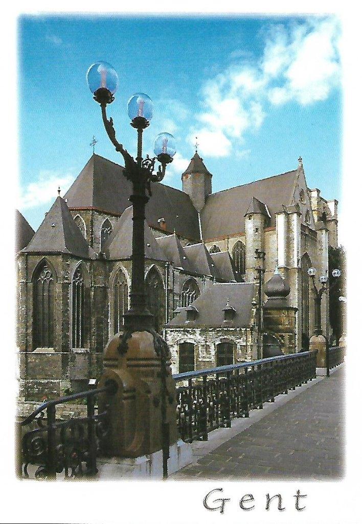 Gent- -St. Michielskerk., Verzenden, 1980 tot heden, Ongelopen, België en Luxemburg