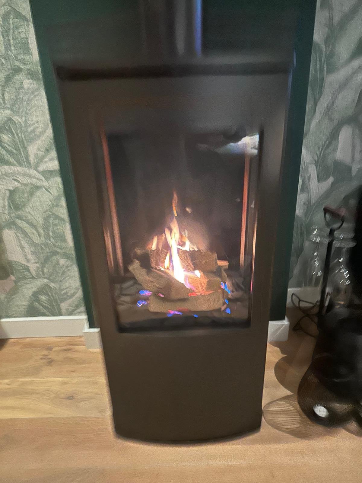 Gaskachel, Ophalen, Gebruikt, Gas, Vrijstaand