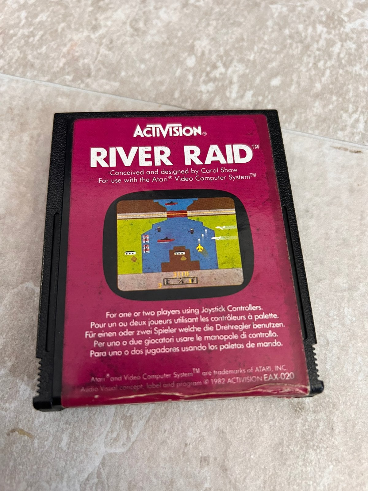 Atari 2600 spel River Raid, Avontuur en Actie, Gebruikt, 1 speler, Ophalen of Verzenden