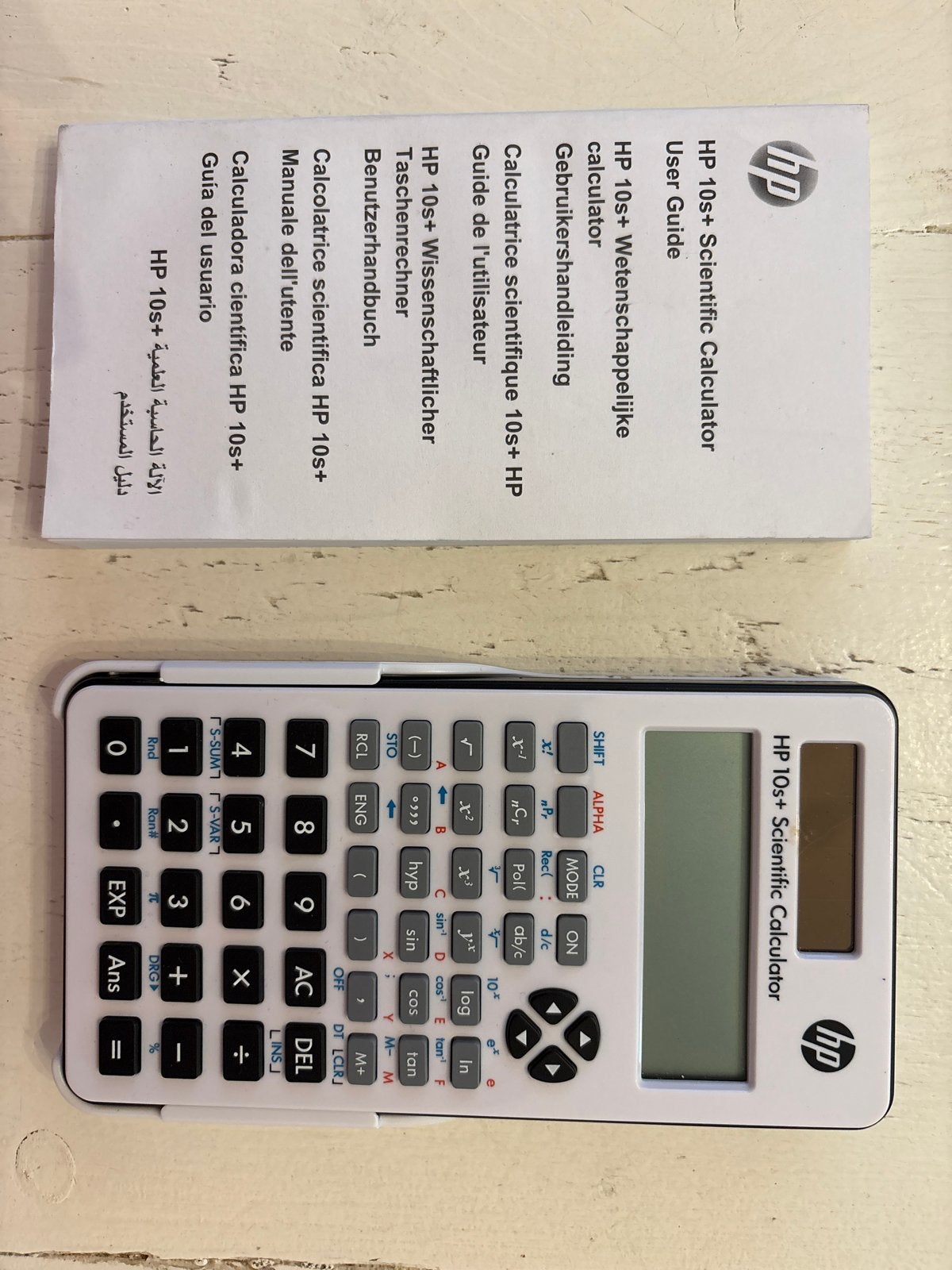 Hewlett Packard rekenmachine HP 10s+ Scientific Calculator, Diversen, Ophalen of Verzenden, Zo goed als nieuw