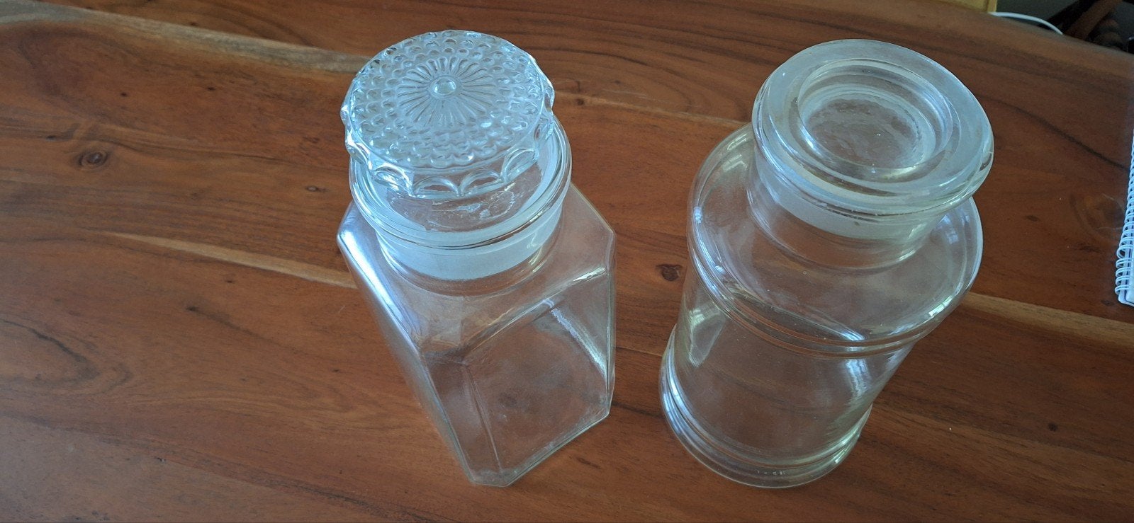 Antieke glazen stolpflessen, Antiek en Kunst, Ophalen