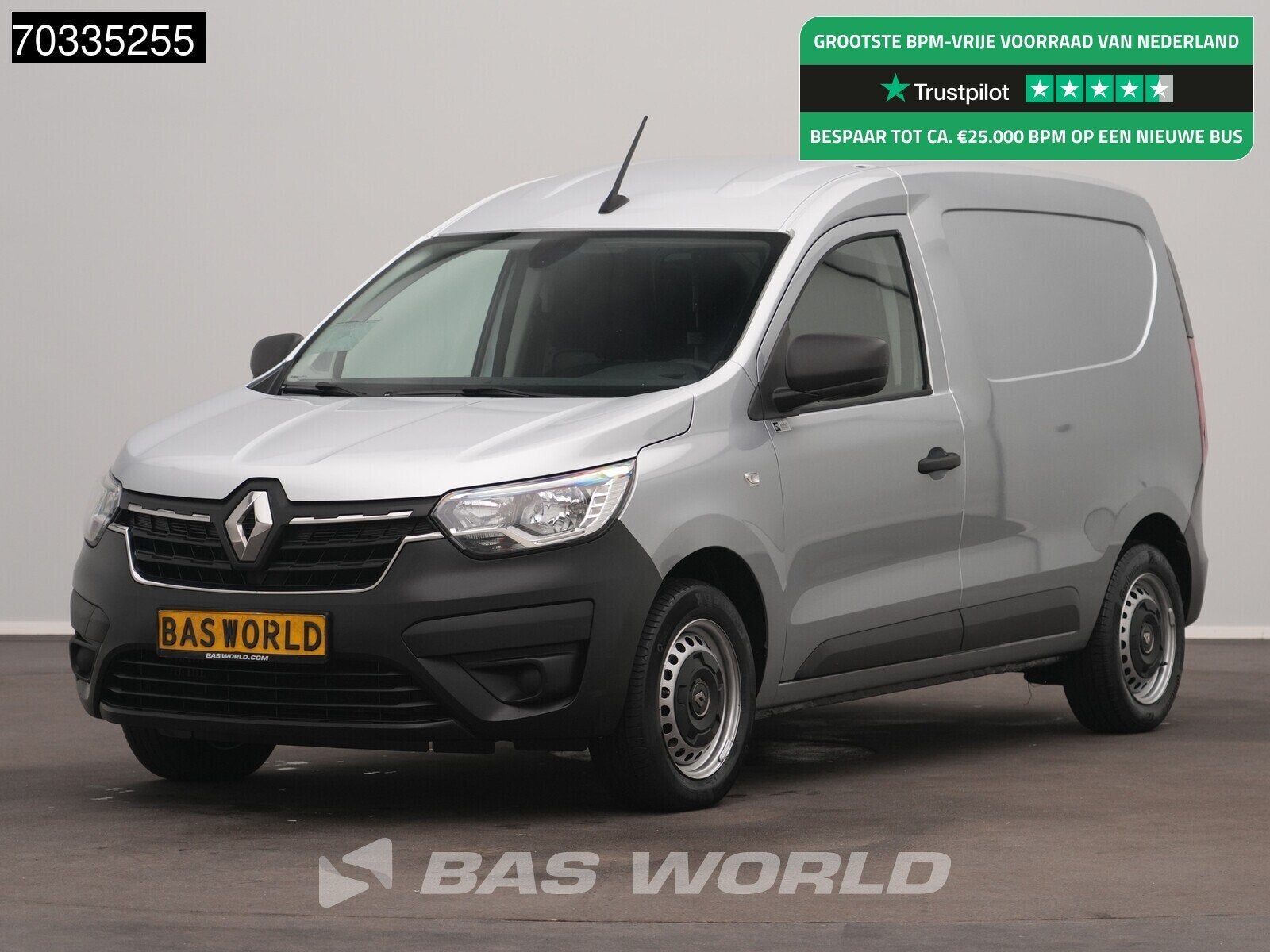 Renault Express 102pk Benzine L1H1 Airco Navi Cruise Parkeer, Auto's, Stof, Gebruikt, 4 cilinders, Renault