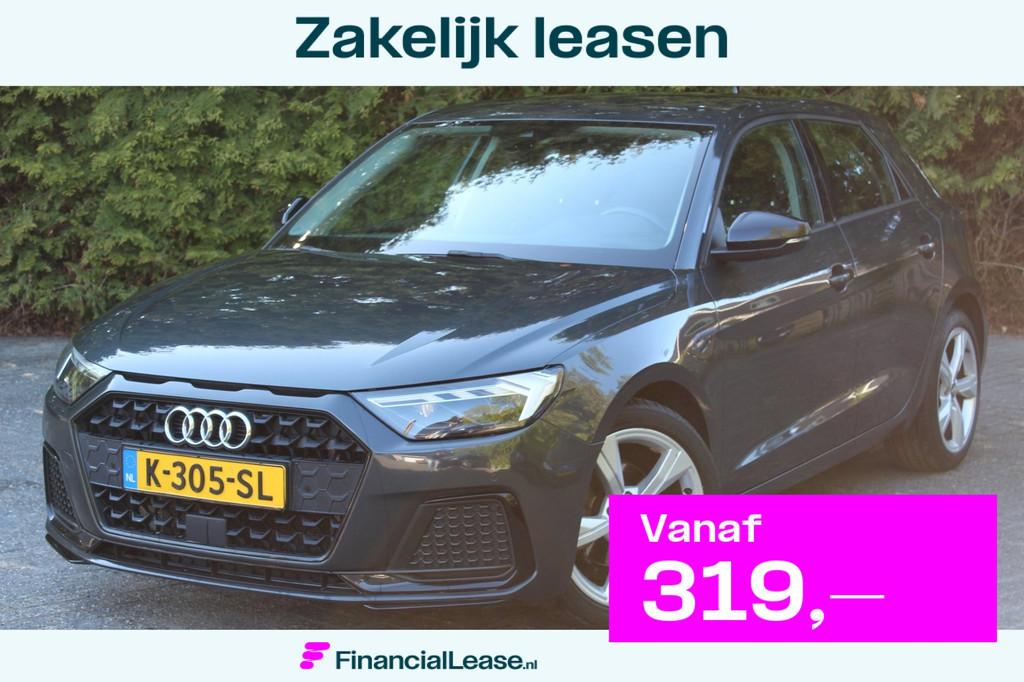 Audi A1 Sportback 35 TFSI Pro Line S 150PK Automaat | Stoelv, 4 cilinders, 150 pk, Leder en Stof, 49 €/maand