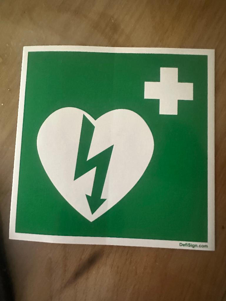 stikker AED, Diversen, Verpleegmiddelen, Ophalen of Verzenden, Nieuw
