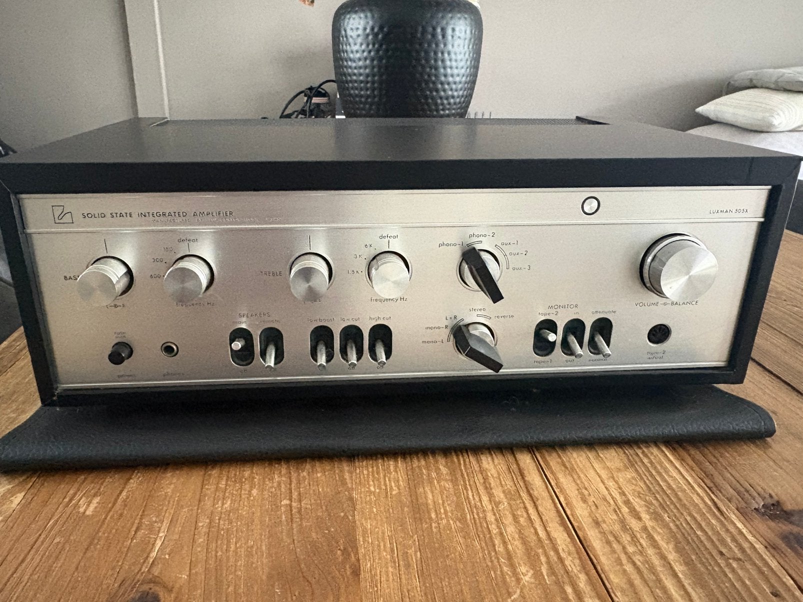 Luxman SQ505x, Audio, Tv en Foto, Versterkers en Receivers, Ophalen, Zo goed als nieuw, Minder dan 60 watt, Overige merken
