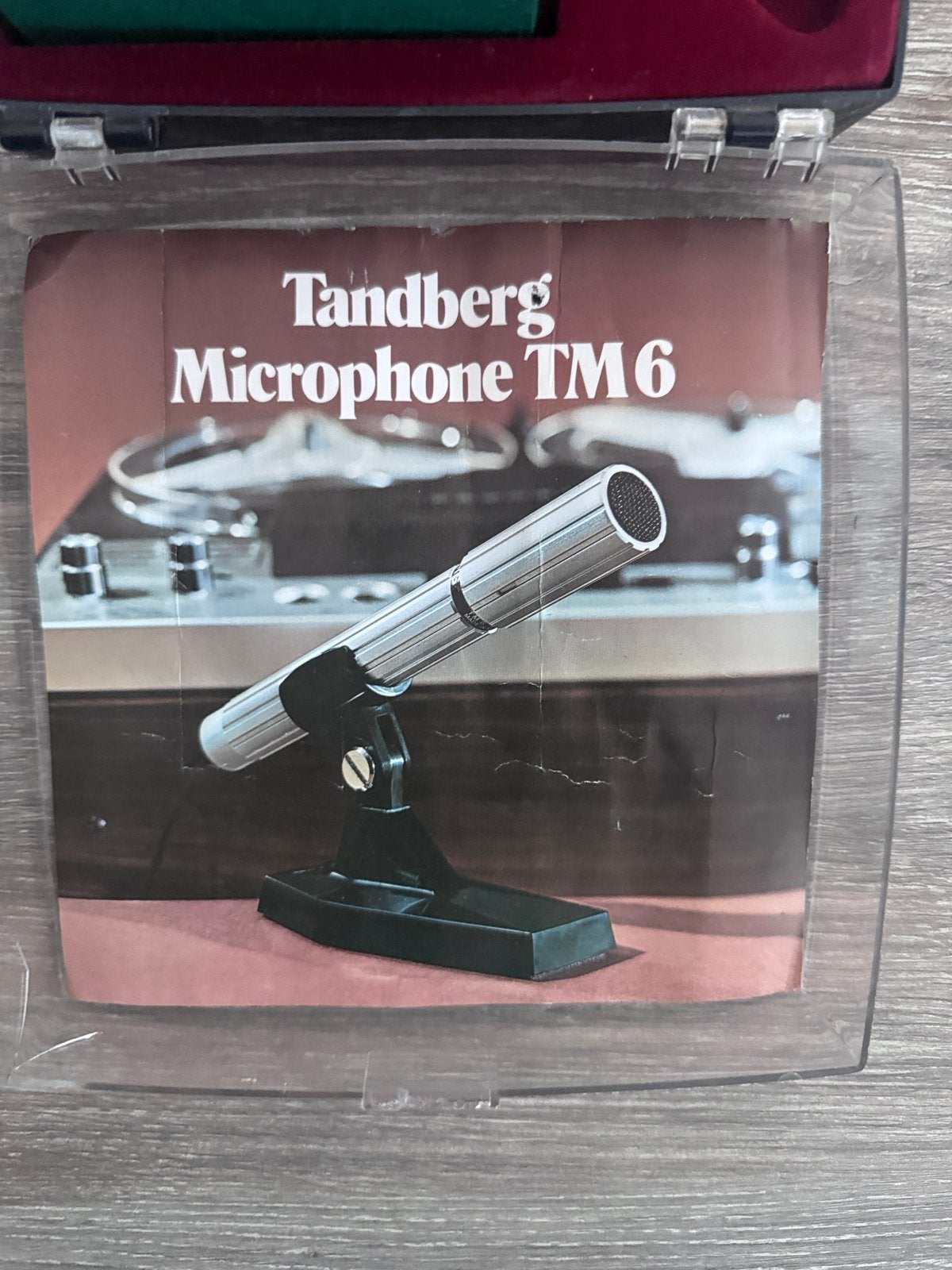 Tandberg Microfoon TM 6 met standaard en handleiding, Muziek en Instrumenten, Ophalen of Verzenden, Zo goed als nieuw, Overige typen