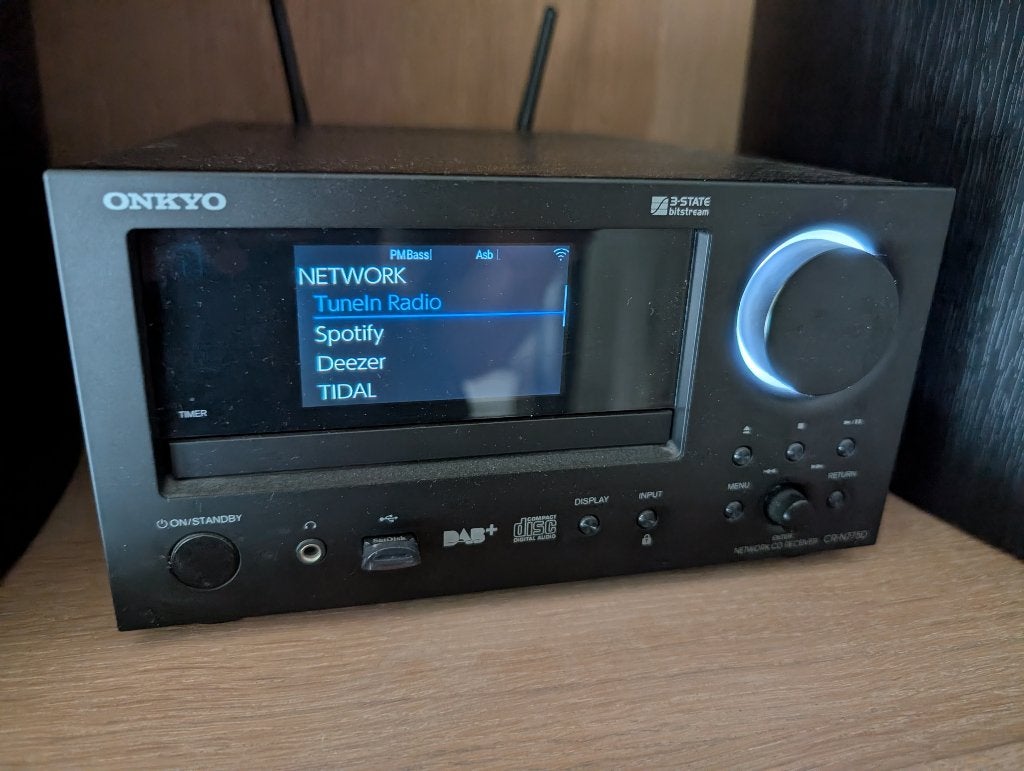 Onkyo N775d, Ophalen of Verzenden, Zo goed als nieuw, 60 tot 120 watt, Stereo