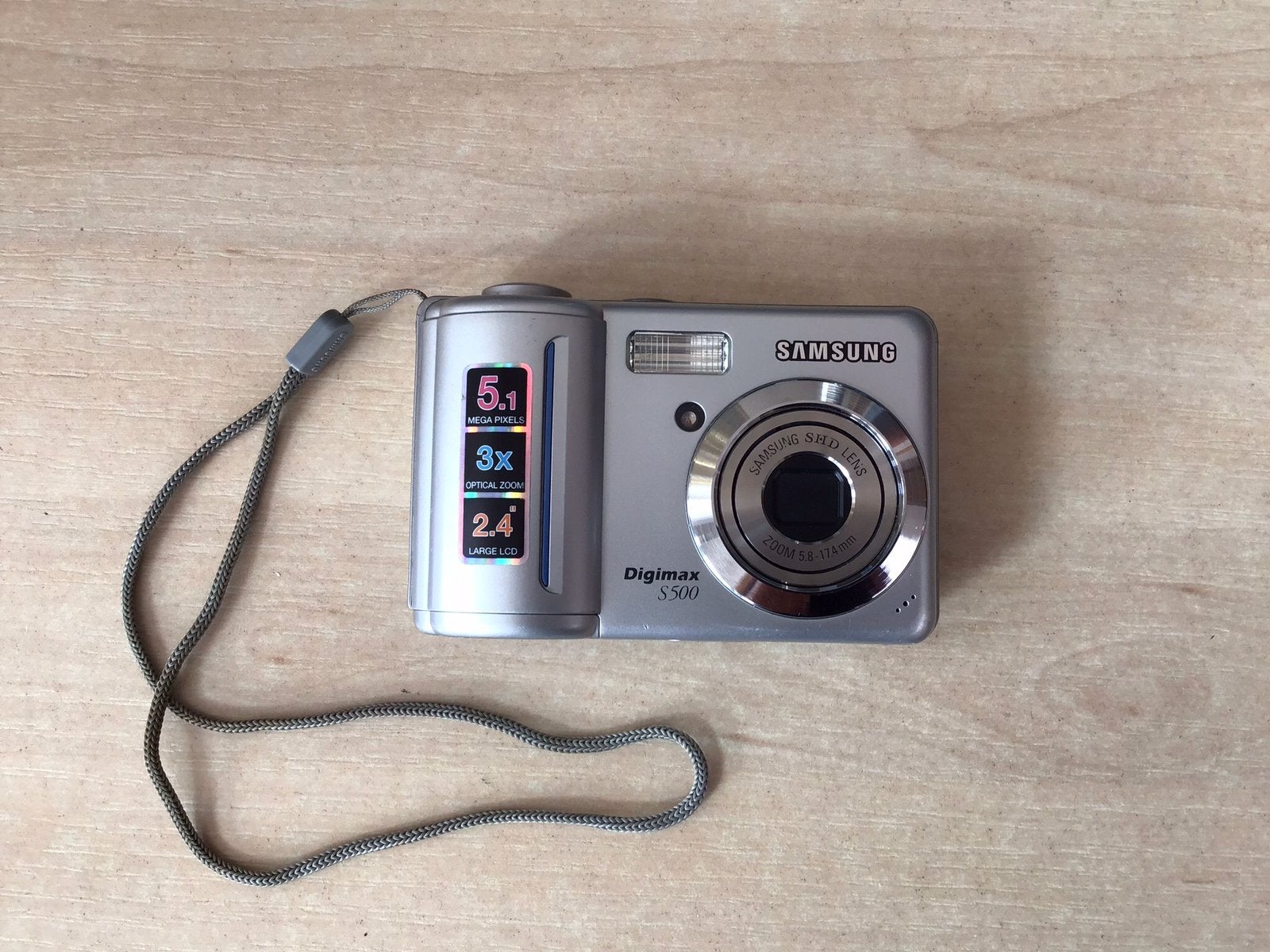 Fotocamera Samsung digimax S500, Audio, Tv en Foto, Ophalen of Verzenden, Gebruikt, Samsung, 8 keer of meer