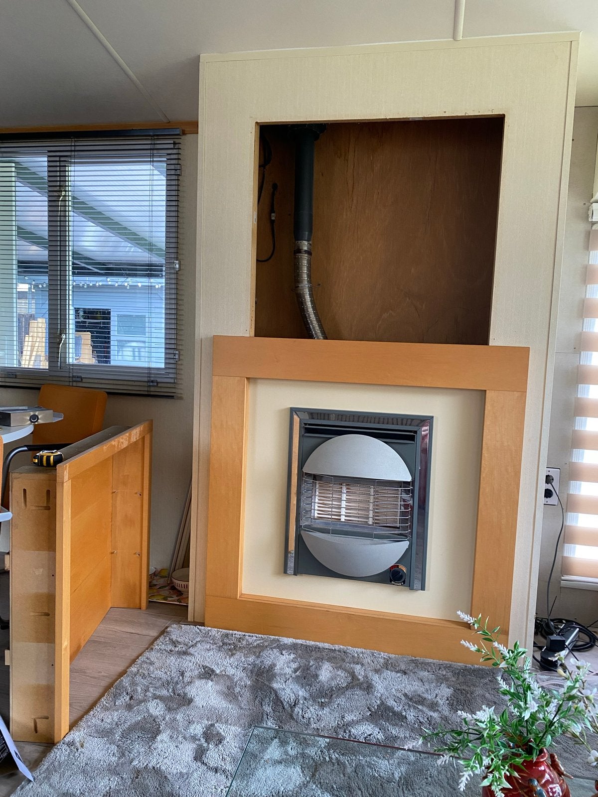 Widney Gevelkachel - Gebruikt, inbouw, gas, Huis en Inrichting, Kachels, Gebruikt, Gas, Gevelkachel, Ophalen of Verzenden