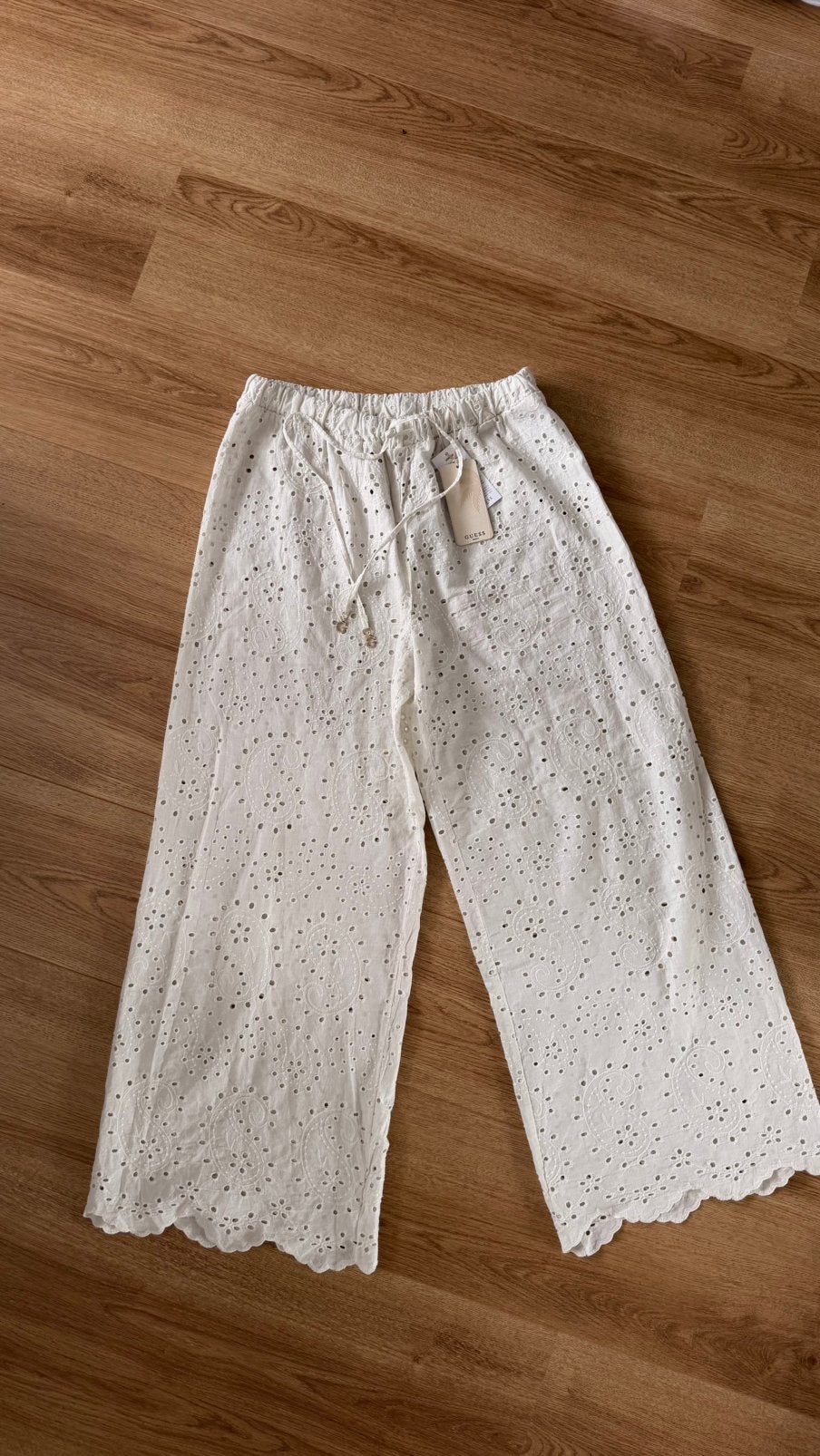 Guess broek wit NIEUW, Maat 38/40 (M), Wit, Nieuw, Ophalen of Verzenden