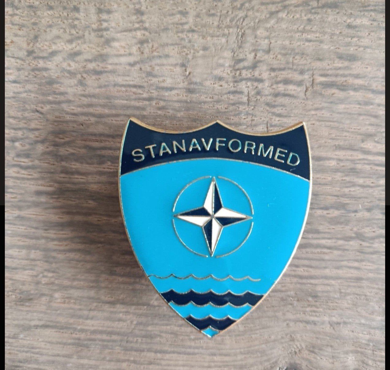 Badge Stanavformed in nieuw staat, Ophalen of Verzenden, Marine, Nederland, Embleem of Badge
