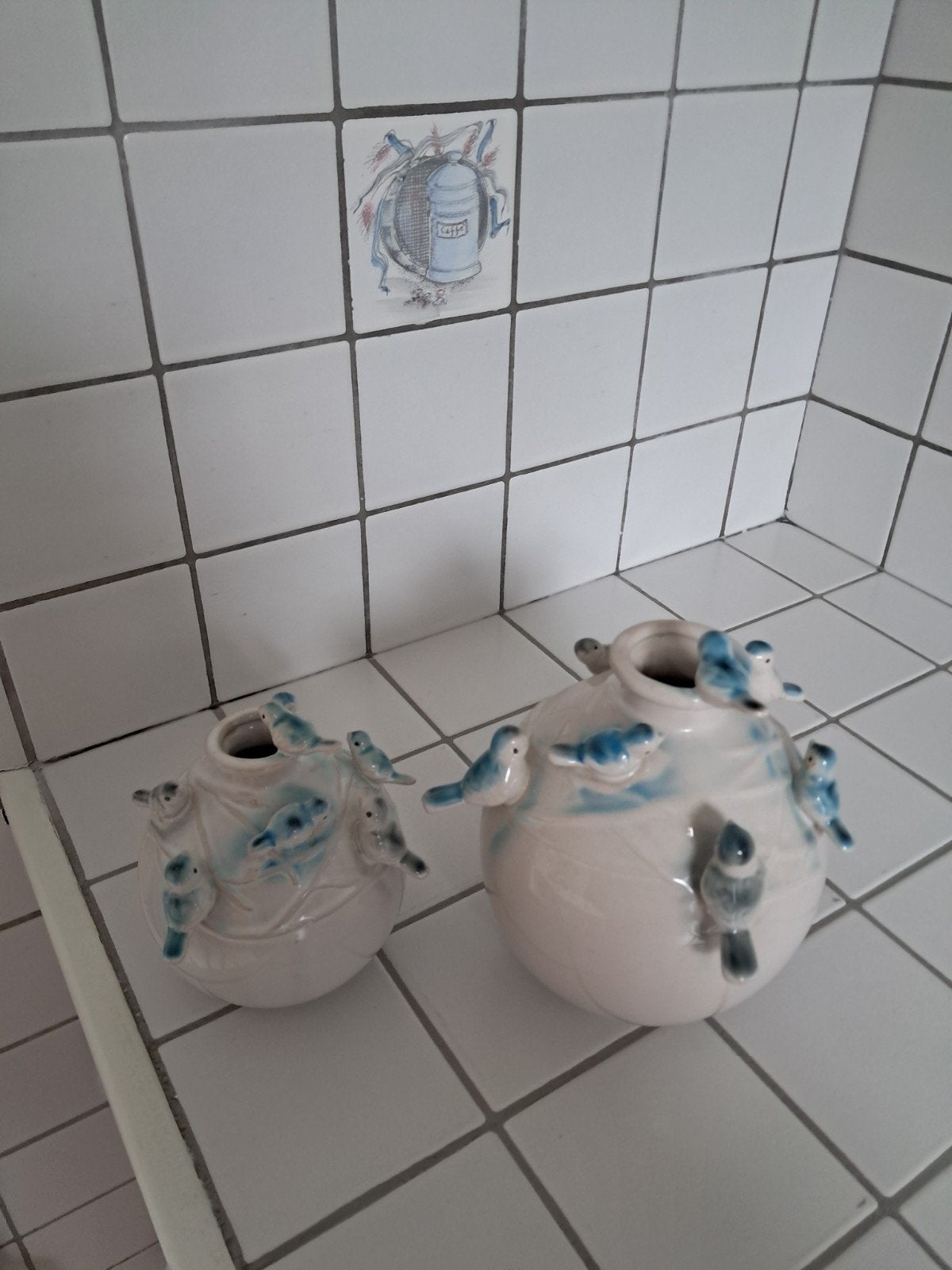 vogel vaasjes, Ophalen, Zo goed als nieuw