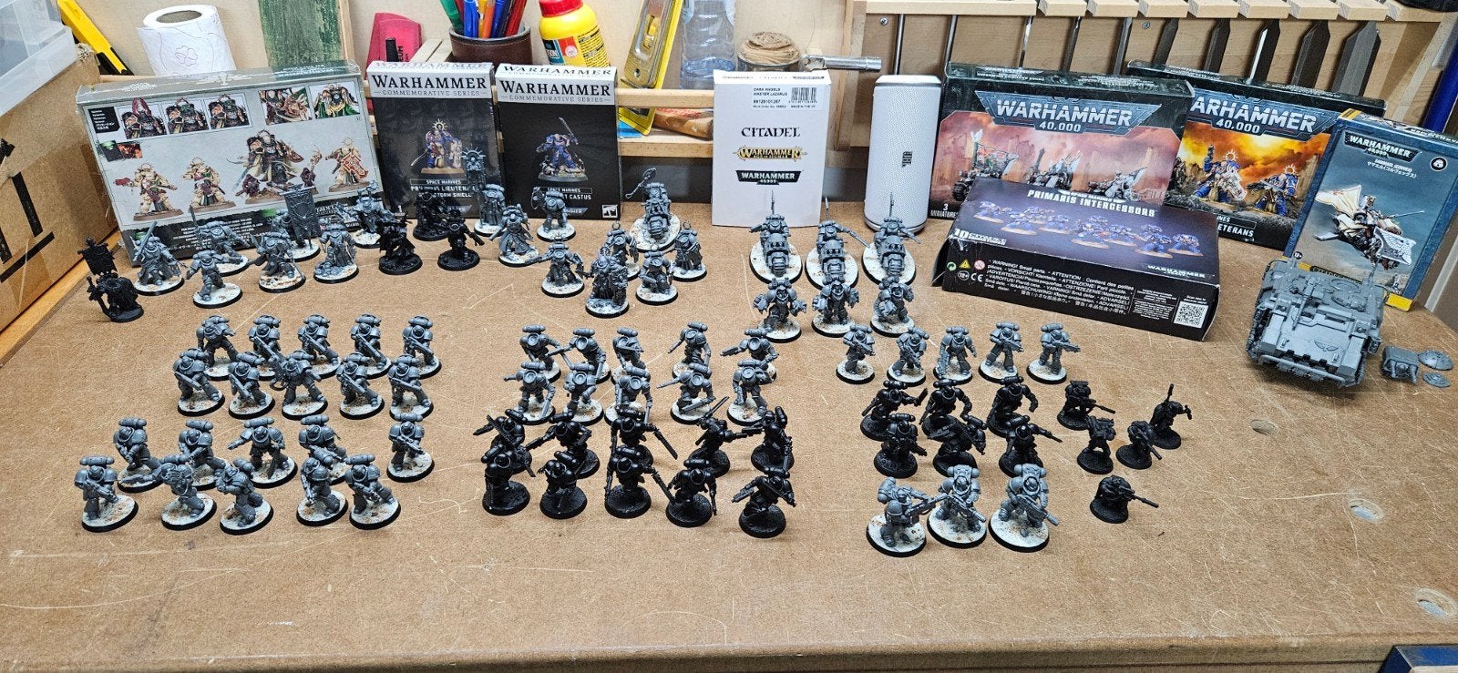 Dark Angels Army, Ophalen of Verzenden, Zo goed als nieuw, Warhammer 40000, Figuurtje(s)