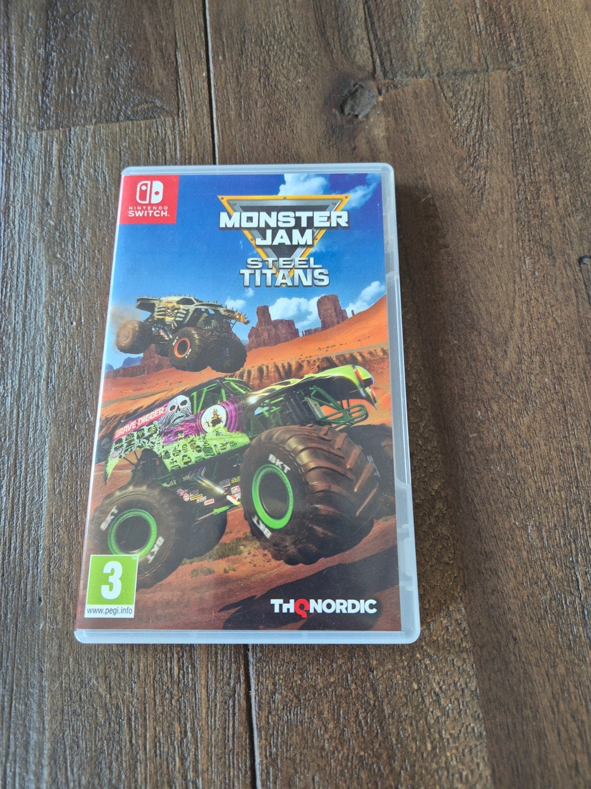 Monster Jam steel titans switch spel, Ophalen of Verzenden, Gebruikt, Racen en Vliegen, Vanaf 3 jaar