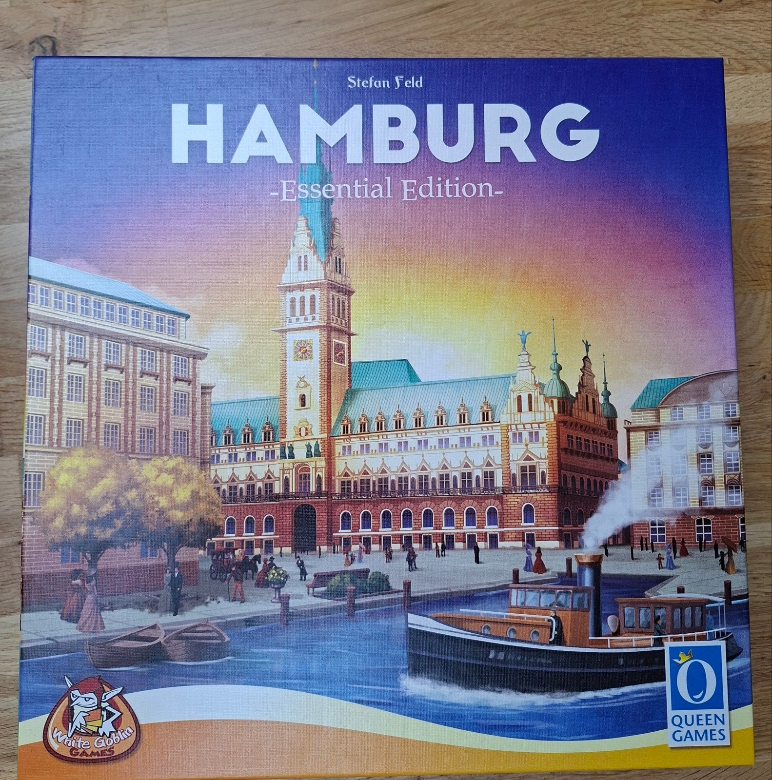 Hamburg Essential Edition - Strategisch bordspel, Een of twee spelers, Ophalen of Verzenden, Nieuw, Queen Games