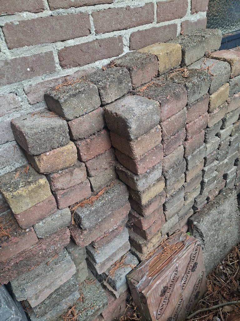 klinkers-gebruikt en nieuw, Ophalen of Verzenden, Zo goed als nieuw, Beton, Klinkers