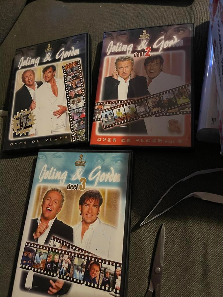 Joling & Gordon Over De Vloer DVD Boxset (Deel 1, 2 & 3), Alle leeftijden, Boxset, Ophalen of Verzenden, Zo goed als nieuw
