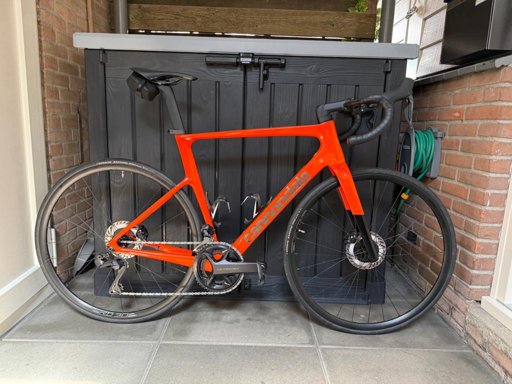 Cannondale Supersix Di2 Ultegra 12spd 56 cm, 28 inch, Carbon, Zo goed als nieuw, Meer dan 20 versnellingen