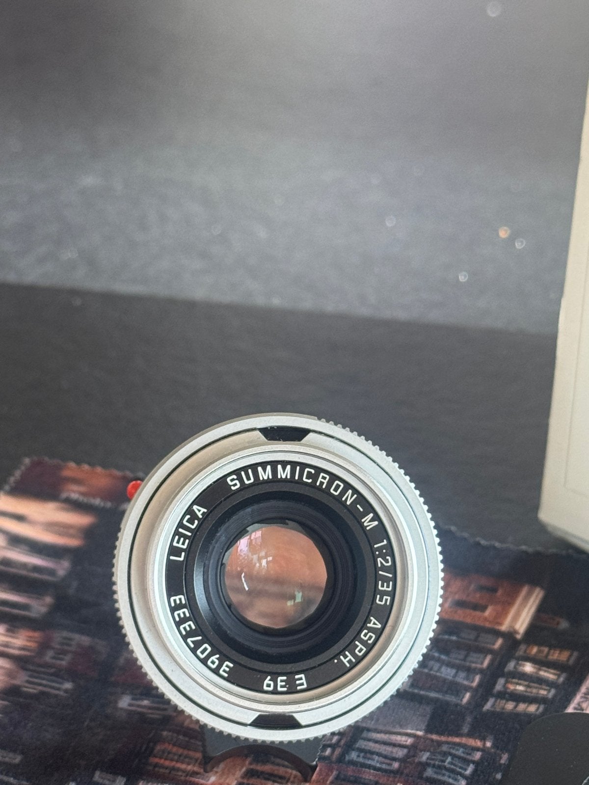 Leica Summicron-M 1:2/35mm ASPH. Zilver Verchroomd, Ophalen of Verzenden, Zo goed als nieuw, Standaardlens, Leica