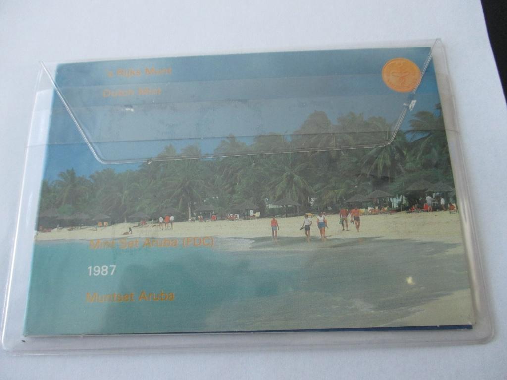 Aruba jaarset 1987 fdc, Ophalen of Verzenden, Koningin Beatrix, Overige waardes, Setje