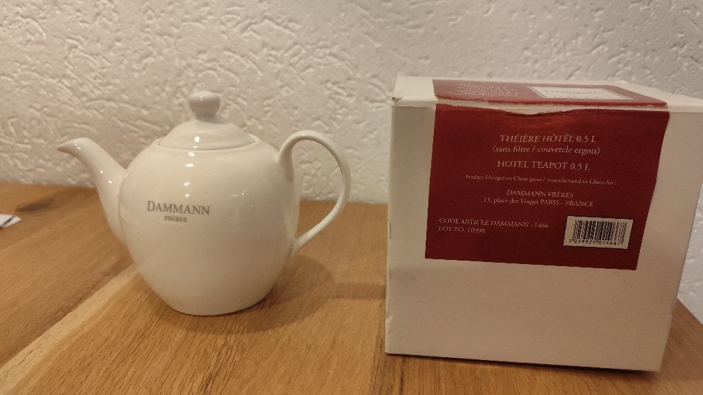 Theepot Dammann Freres 0,5 liter, Huis en Inrichting, Keuken | Potten en Pannen, Met deksel, Pot, Bus of Blik, Nieuw, Ophalen of Verzenden