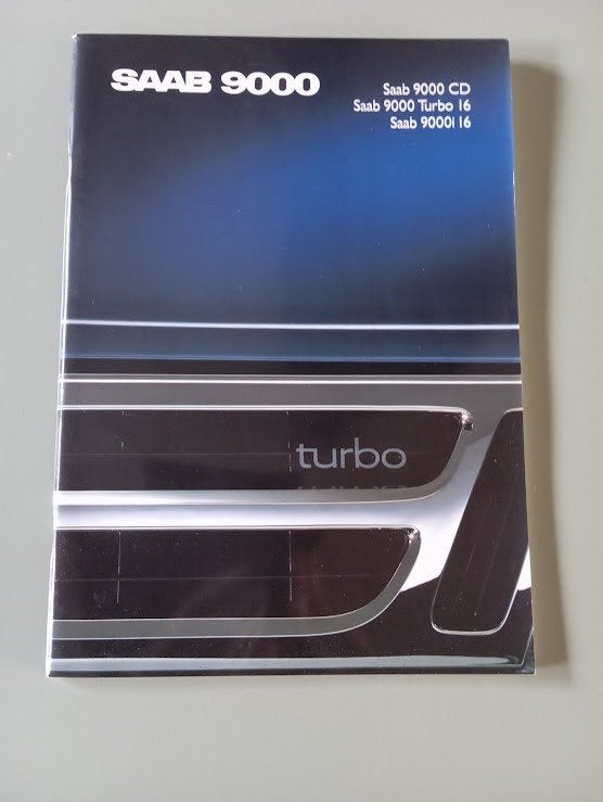 Saab 9000 CD / Saab 9000 Turbo 16 / Saab 9000 i 16 [ 1988 ], Ophalen of Verzenden, Zo goed als nieuw, Overige merken