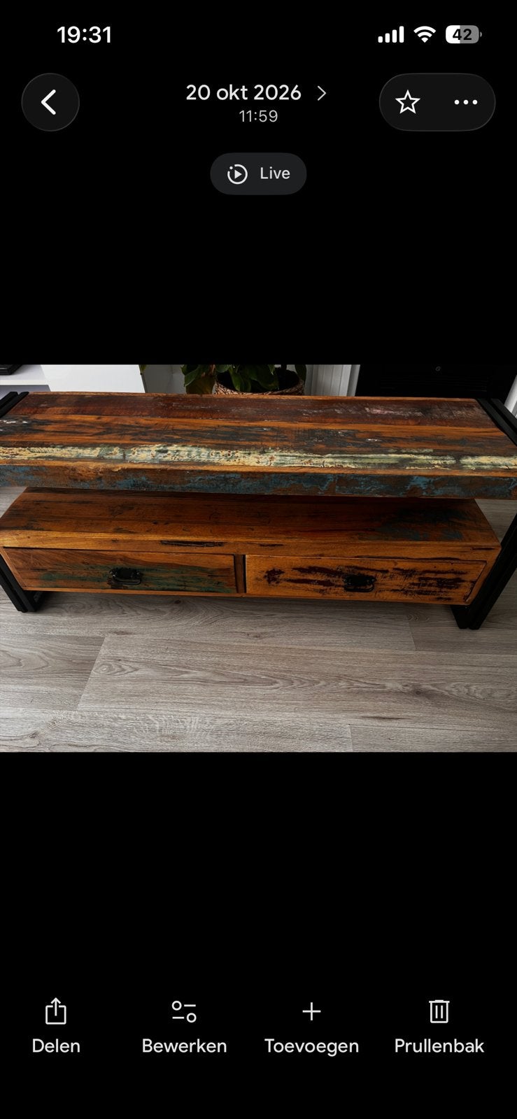 Tv meubel of dressoir, Huis en Inrichting, Ophalen, Zo goed als nieuw