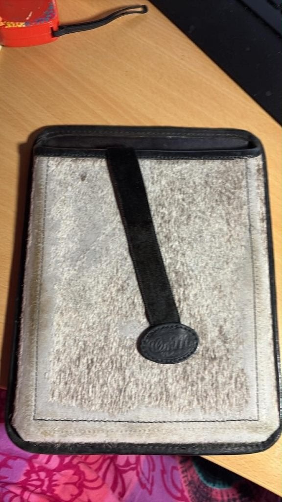exclusieve Omar orris lederen tablad hoes koeienhuid, 10 inch, Gebruikt, Omar Morris, Bescherming voor- en achterkant