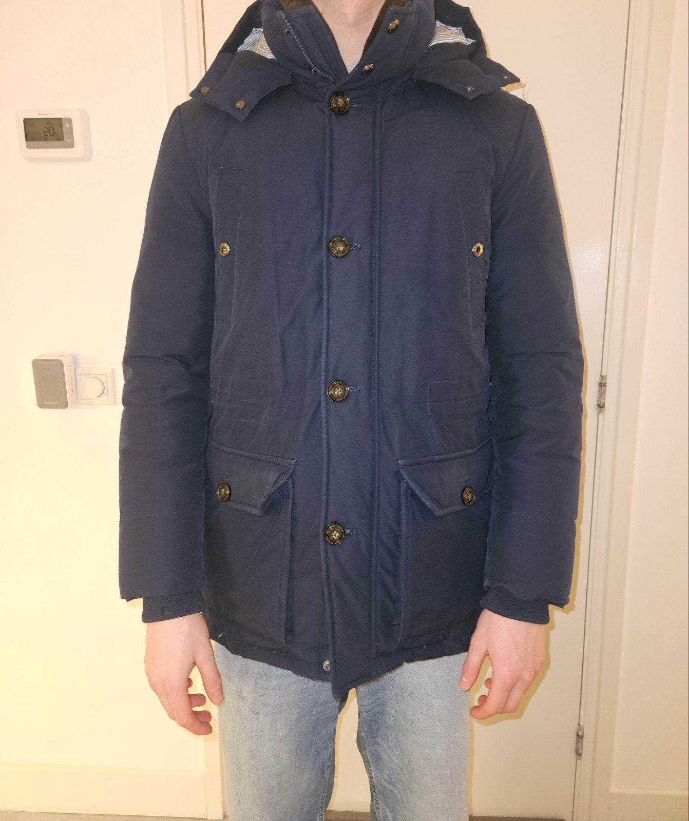 tommy hilfiger utility parka winterjas maat M, Kleding | Heren, Tommy Hilfiger, Ophalen of Verzenden, Zo goed als nieuw, Maat 48/50 (M)
