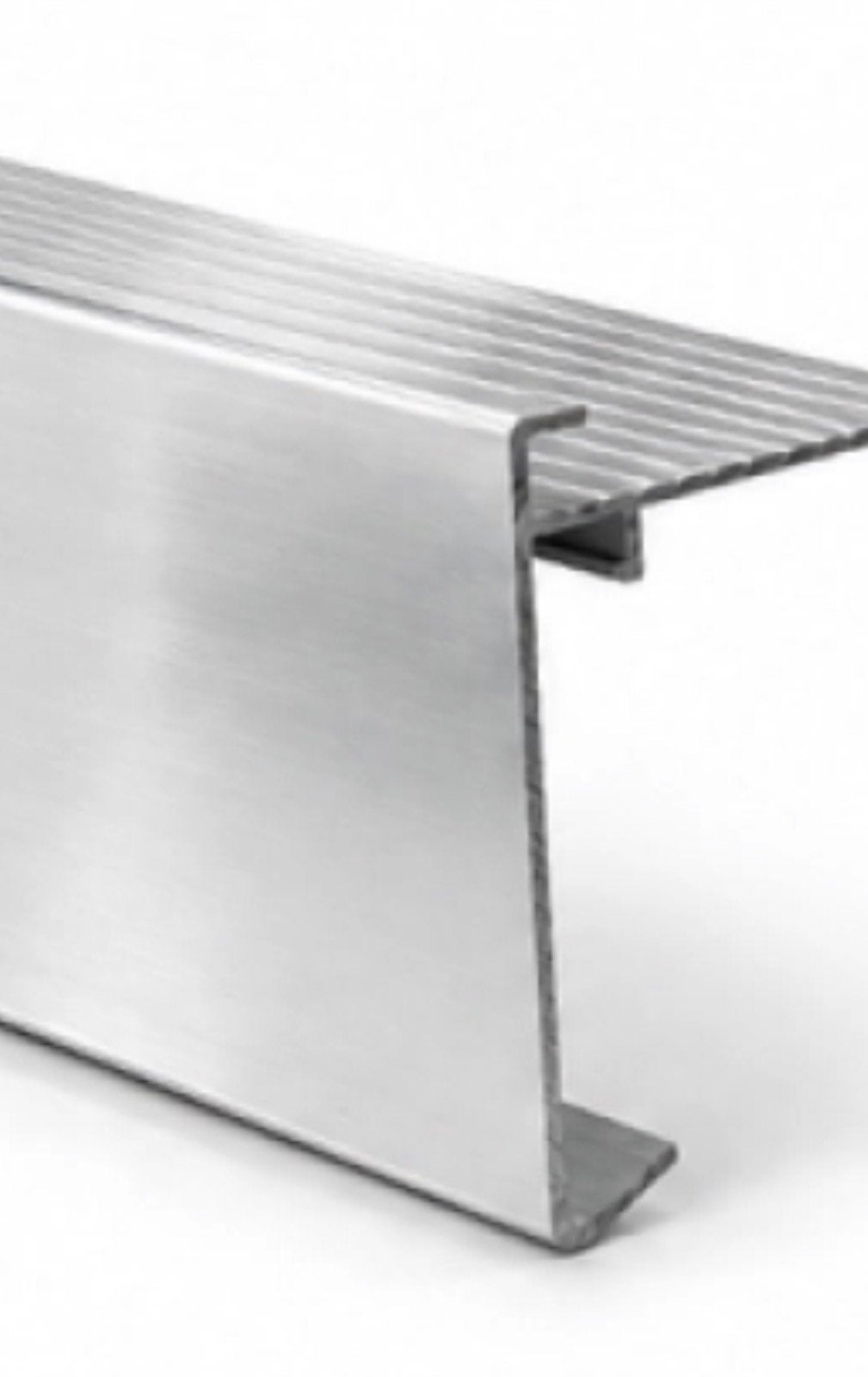 Daktrim alu blank 60/64, Nieuw, Minder dan 5 m², Metaal, Grijs