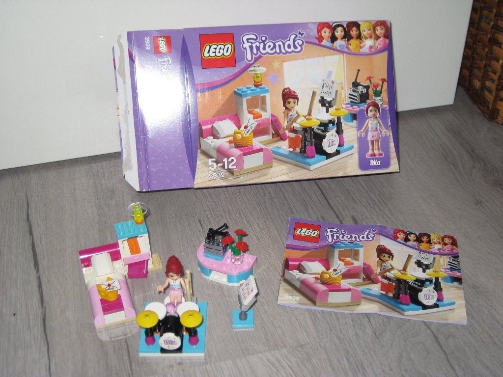 Lego Mia’s slaapkamer nr. 3939, Inclusief instructies, Lego, Friends, Ophalen of Verzenden