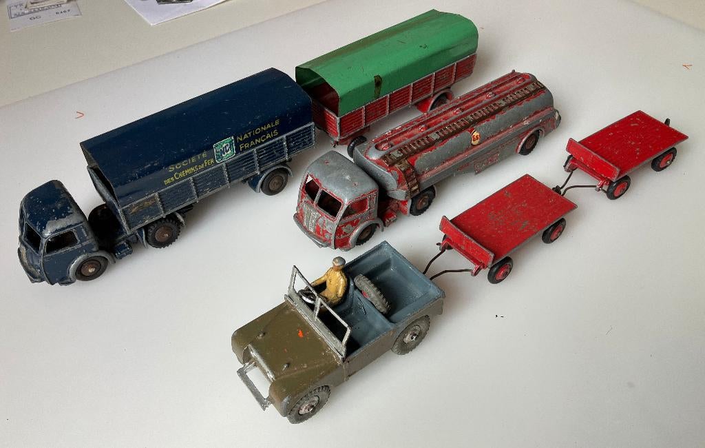 Dinkytoys  Dinky Supertoys Meccano vrachtauto's 1960, Ophalen of Verzenden, Gebruikt, Auto's