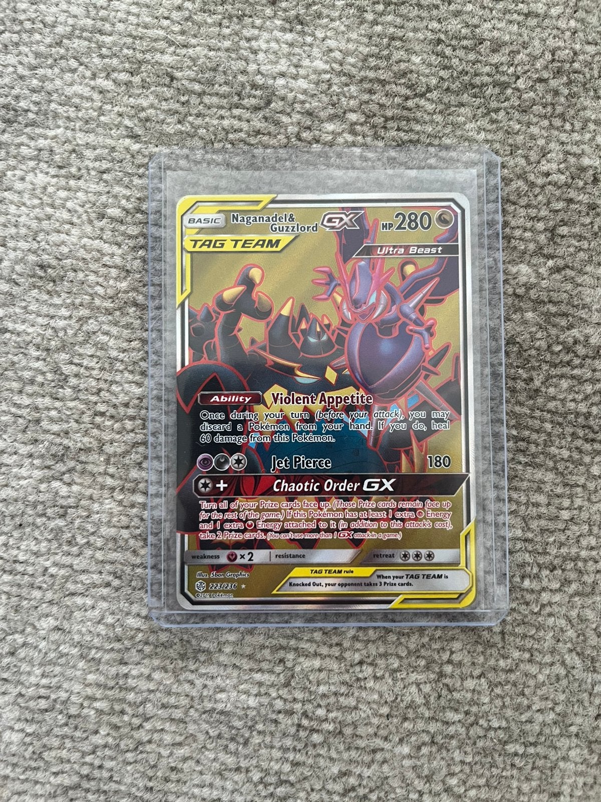 Naganadel & Guzzlord Gx Tag Team Full art, Ophalen of Verzenden, Nieuw
