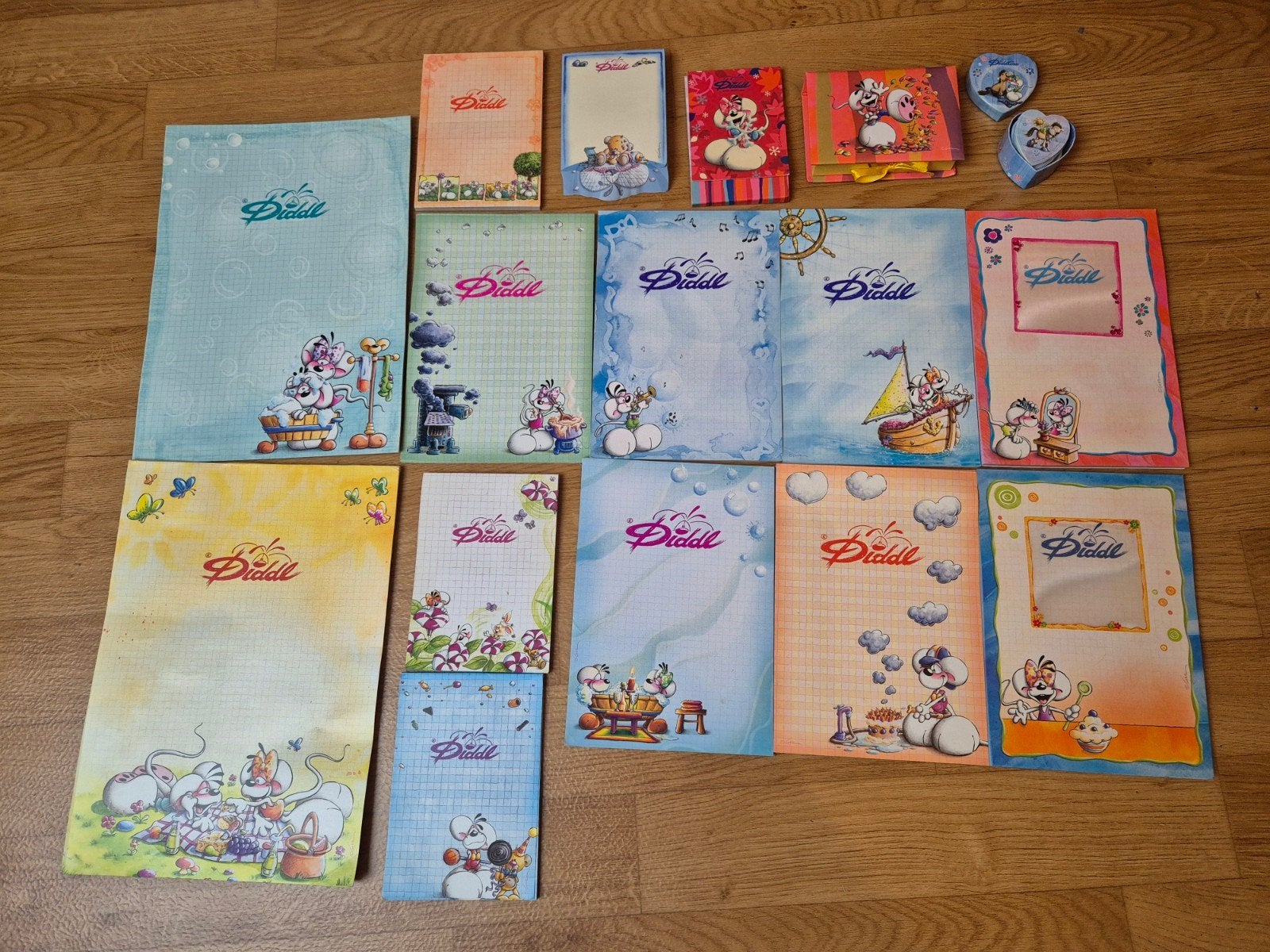 Diddl Collectie uit de jaren '00 - Notitieblokken & Meer, Ophalen, Diddl, Gebruikt, Papier, Kaart of Schrift