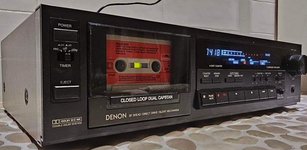 Denon DR-M44 3 kops Dual Capstan Autocalibrate Direct Drive, DENON, Denon, Enkel, Ophalen of Verzenden