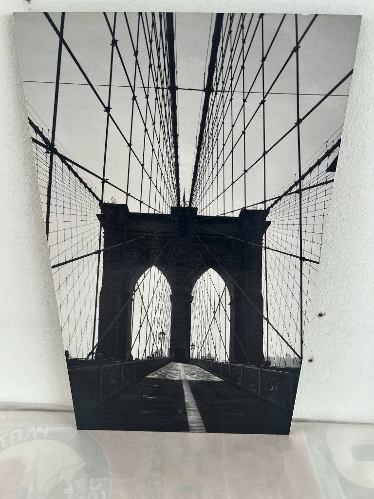 IKEA GRÖNBY wandpaneel Brooklyn Bridge 32x65 cm, Ophalen, A1 t/m A3, Film en Tv