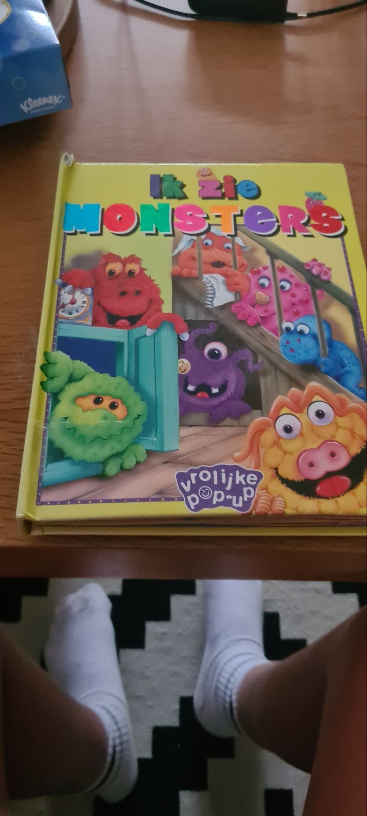 Ik Zie Monsters - Vrolijke Pop-up Boek, Ophalen of Verzenden