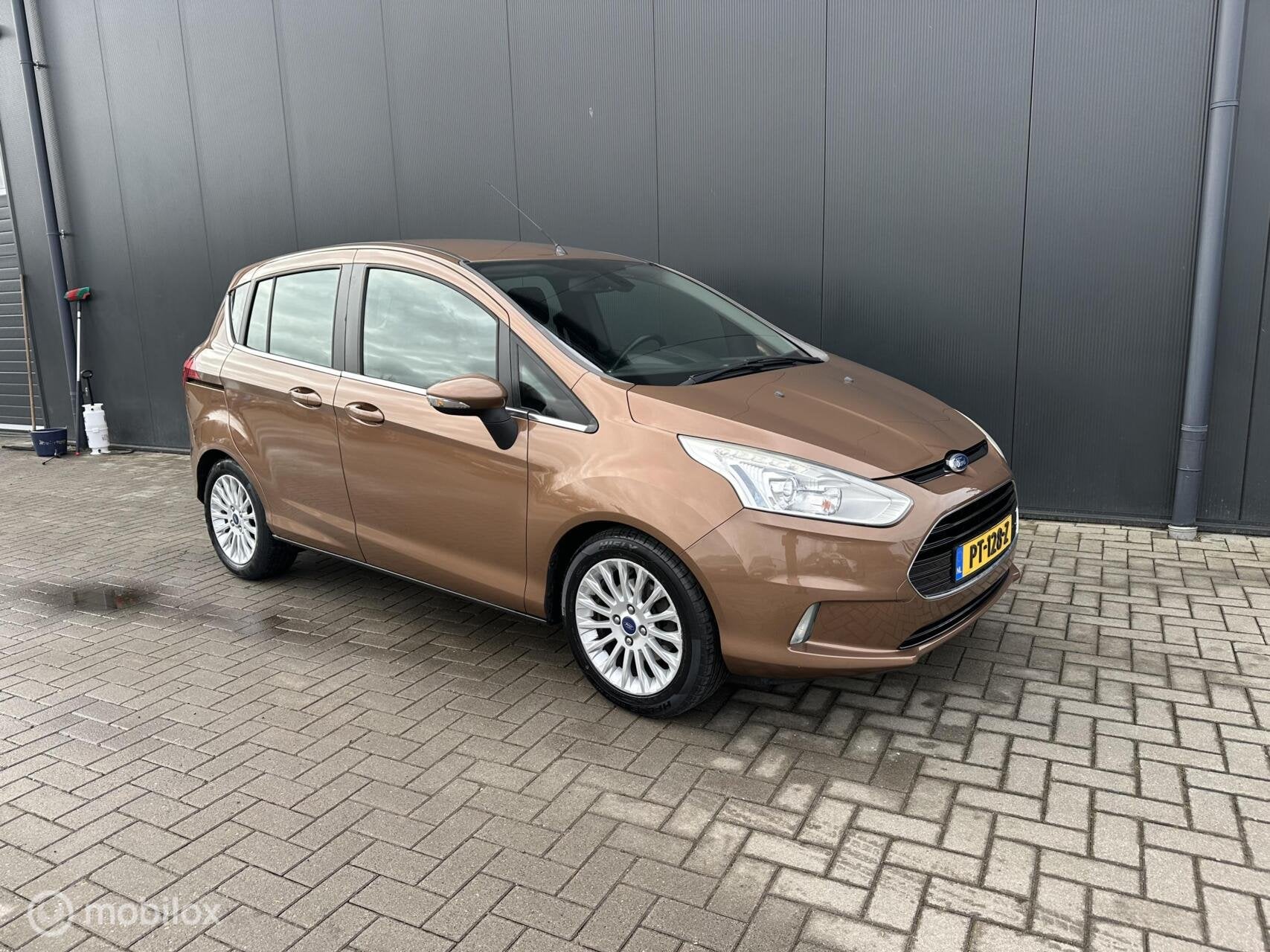 Ford B-Max 1.6 TI-VCT Titanium Automaat!, Auto's, 4 cilinders, Bruin, B-Max, 480 kg