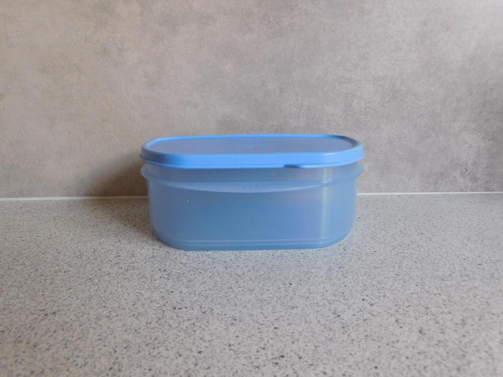 Tupperware Combismart Half Hoog 2 delig Blauw, Huis en Inrichting, Keuken | Tupperware, Ophalen of Verzenden, Gebruikt, Blauw