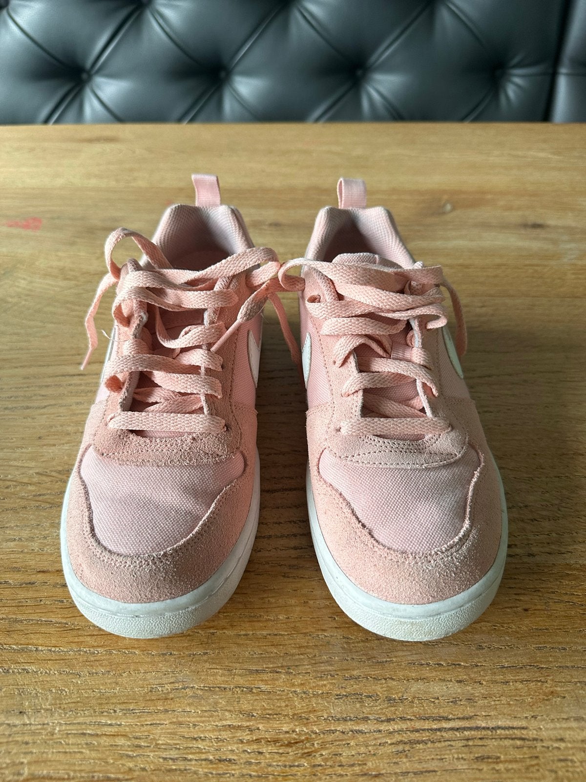 Roze Nike Court Borough Low 2 sneakers - Maat 38, Ophalen of Verzenden, Gedragen, Roze, Sneakers of Gympen