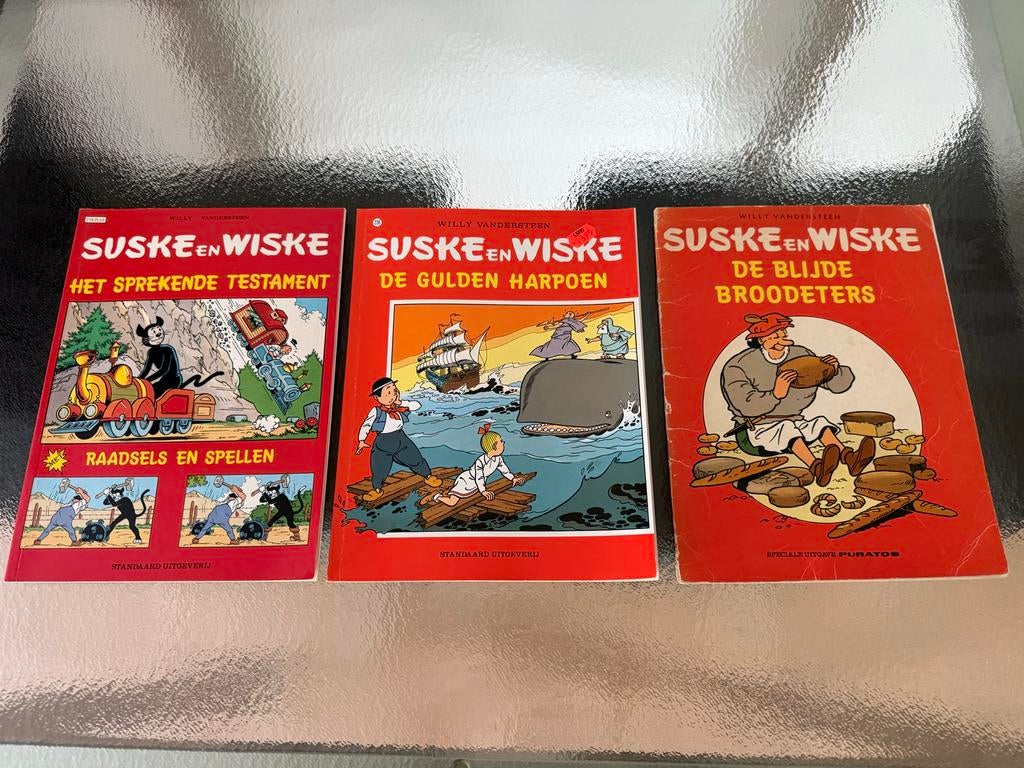 Oude Suske en Wiske stripboeken, Meerdere stripboeken, Ophalen of Verzenden, Gelezen