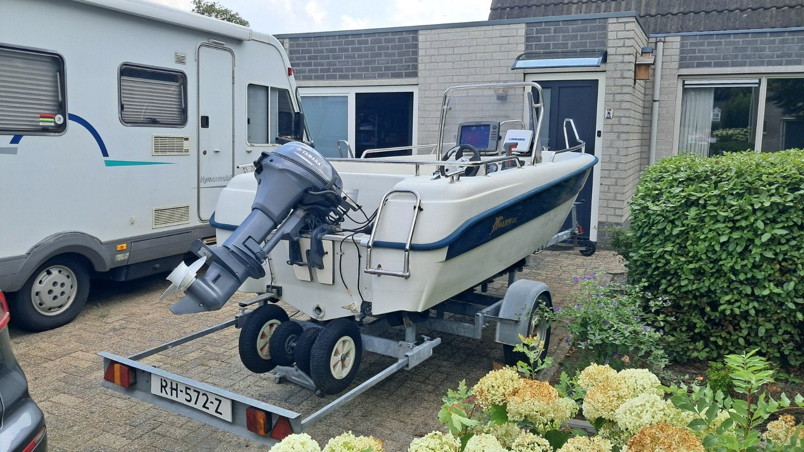 FIJNE TOER - VISBOOT YAMARIN 430, Ophalen, Gebruikt, Tot 10 pk, Viertaktmotor