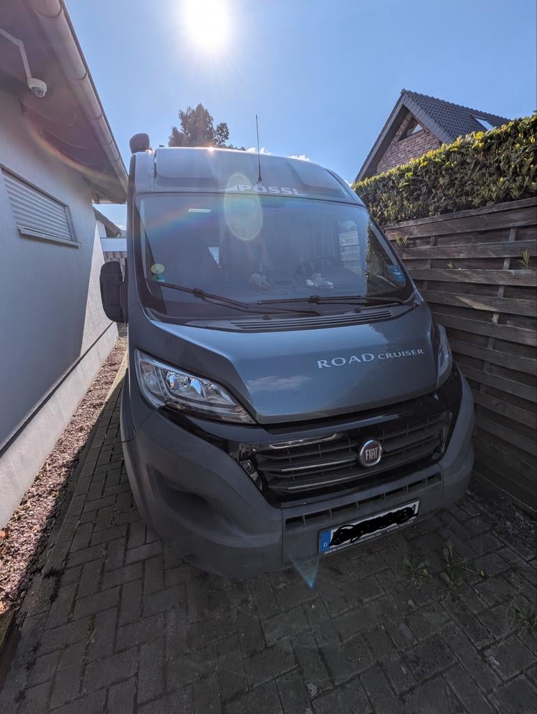 Possl Roadcruiser(6.40mtr) 3L 180pk uit 2016 +/- 135.000km, Caravans en Kamperen, Buscamper of Camperbus, Achteruitrijcamera, Fiat
