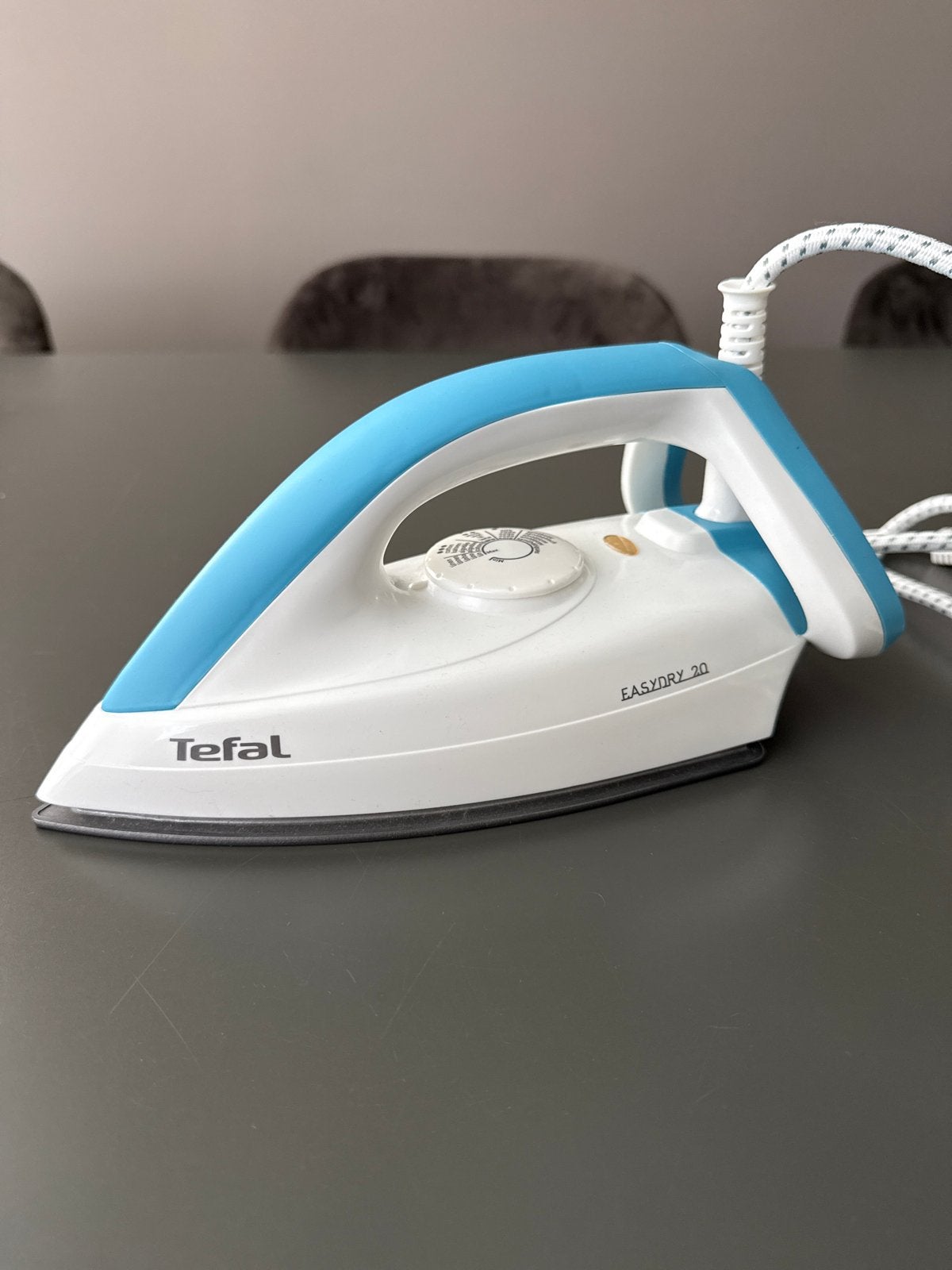 Tefal Easydry FS4020 Strijkijzer - Wit/Blauw, Ophalen, Zo goed als nieuw, Strijkijzer met snoer