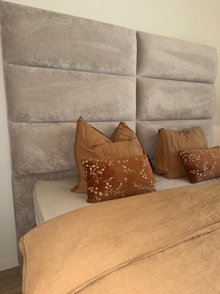 Luxe boxspring 180x200 cm – taupe/beige – zeer mooie staat, Huis en Inrichting, Ophalen, Beige, Tweepersoons, Zo goed als nieuw